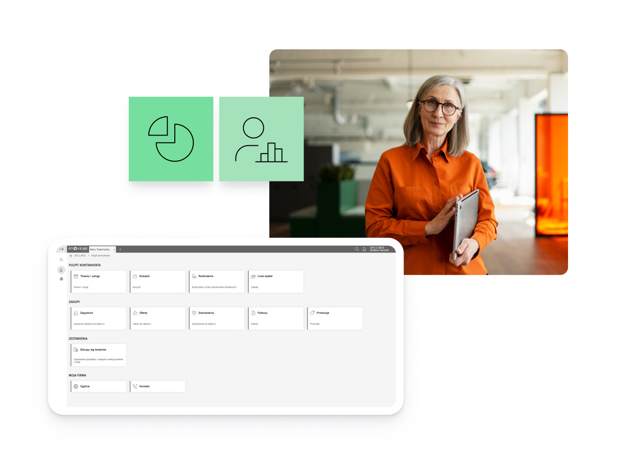 Mobilny CRM dla handlowców – oferty, zamówienia i historia klienta w terenie w enova365